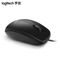 罗技（Logitech）M90 有线鼠标USB 台式机笔记本鼠标电脑游戏家用办公光电鼠标 黑色