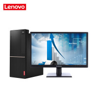 联想（lenovo）商用扬天T4900d 台式电脑 19.5英寸屏（I3-7100 4GB 1T DVD 集显W10H）