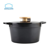 乐扣乐扣(LOCK&LOCK) 24cm 汤锅 LJM2242BLK 黑色