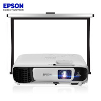 【套餐】爱普生(EPSON)CB-U42【120英寸16:10电动幕布】商务办公会议家用投影机1080P超高清家用投影仪