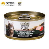 卡比(KARPY)白身金枪鱼，鸡肉与鲷鱼猫罐70g*24入
