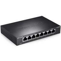 TP－Link TL-SG1008D 8口千兆交换机钢壳1000M网络监控交换机以太网网线分流器