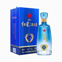 53度红星二锅头酒蓝盒18 500ml