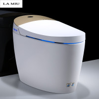 即热式家用坐便器遥控全自动翻盖冲水电动一体式智能马桶 305mm 855正常发货