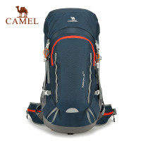 CAMEL骆驼户外登山包 35L男女款徒步登山出游背包双肩包 A6W3K9111深灰蓝