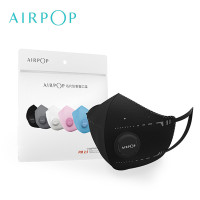 AirPOP 名片防雾霾口罩(4片装) 燕尾黑 1包+1个收纳盒