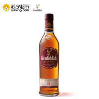 苏格兰威士忌 单一纯麦 Glenfiddich 格兰菲迪 15年 洋酒 700ml*1