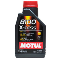 摩特（Motul）全合成润滑油 8100 X-CESS 5W-40 A3/B4 SN 1L欧盟原装进口