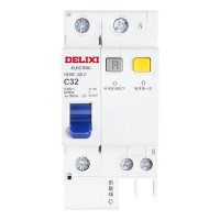 德力西 空气开关 1P32A漏电断路器 家用漏保空开HDBE-32LE C-32 1P（单位：台）