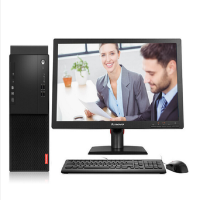 联想(Lenovo）启天M415 商用台式电脑+21.5寸显示器（i5-7500 4G+4 1T DVD Win10）