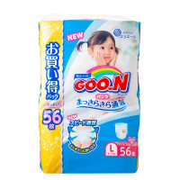 大王 GOO.N 大号婴儿拉拉裤L号L56片女(9-14kg )