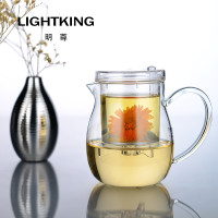 KAMJOVE/金灶 明尊 飘逸杯弹压式茶道杯耐热玻璃茶具花茶杯过滤泡茶壶茶杯 EC-02