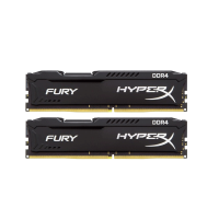 金士顿(Kingston)骇客神条Fury系列 DDR4 2400 16G (8GBx2) 台式机电脑内存条兼容2133