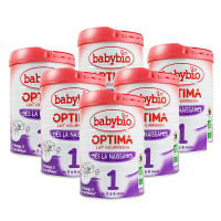 法国 Babybio伴宝乐 有机配方奶粉 近母乳1段（0-6个月）900g 6罐装