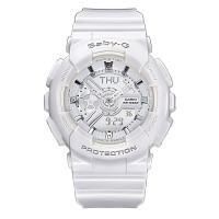 卡西欧（CASIO）BABY-G BA-110 通用时尚100m防水双显运动电子表女 BA-110-7A3PR BA-110-7A3