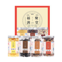姚朵朵干货礼盒1390g 香菇木耳桂圆血糯米八宝粥银耳