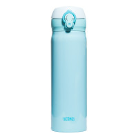膳魔師(THERMOS)保温杯JNL-502大容量膳魔师500ml水杯高真空保冷304不锈钢一键开启轻量便携车载户外通用 500mlSKY天蓝色