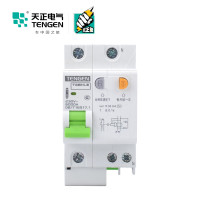天正电气 TGBHLE-125 空气开关 1P+N C80A 30mA 335022300002 微型漏电保护断路器