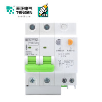 天正电气 TGBHLE-125 空气开关 2P C100A 30mA 335022300007 微型漏电保护断路器