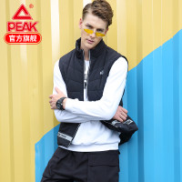 匹克(PEAK)男子棉马甲2018秋冬新款时尚棉立领保暖训练上衣背心男士短款薄款 黑色 5/XL/195