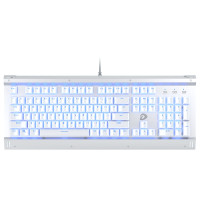 达尔优（dare-u）EK812水晶版104键机械键盘 白色青轴