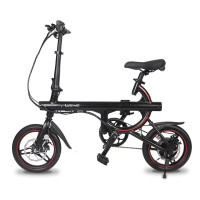 路特威（Lutewei）新国标电动车 G7智能电动自行车 助力传感车 锂电池可拆 电动自行车 城市折叠电单车 黑色【5.0AH】
