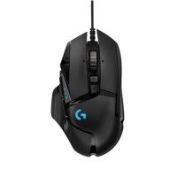 罗技（G）G502 主宰者游戏鼠标 全线升级Hero引擎 16000DPI RGB炫光