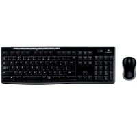 罗技（Logitech） MK270 无线套装 USB 光电家用游戏商务便携办公键盘鼠标套装 键鼠套装 黑色