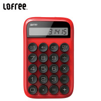 洛斐（Lofree）糖豆计算器 红色