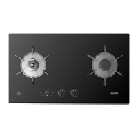 林内（Rinnai）RB-2WLGM 安芯防干烧 嵌入式天然气家用节能 智能定时燃气灶