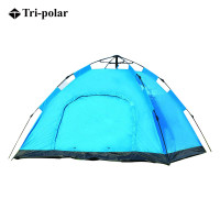 Tri-polar三极户外 TP2517 户外野营露营登上帐篷液压双人自动帐篷 蓝色