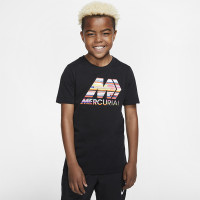 Nike耐克刺客 C罗系列儿童款 青少年足球T恤CD5262 黑色 M