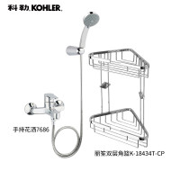 科勒马桶 家用陶瓷防臭坐便器五级旋风缓降静音连体马桶19114 黄色 400MM