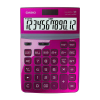卡西欧(CASIO) DW-200TW魅雅彩色商务财务办公计算器 魅惑红