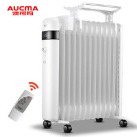 澳柯玛（AUCMA）遥控电油汀13片取暖器家用/电暖器/电暖气家用 NY22D618-13(Y)-
