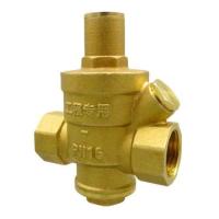 通用阀门 黄铜活塞式减压阀（可接压力表）6分DN20（1只）货期3-5天