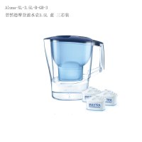 碧然德(Brita)Aluna-XL-3.5L-B-GB-3 碧然德摩登滤水壶3.5L 蓝 三芯装 蓝色