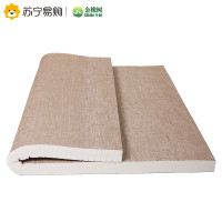 金橡树 泰国天然乳胶床垫7cm 透气耐用双面黄麻85D带床套 双面黄麻85D7cm厚度 1.8*2m