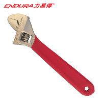 力易得（ENDURA）10英寸沾塑柄防滑活扳手 带刻度活动扳手 E2013
