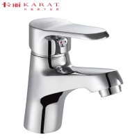 科勒旗下品牌KARAT卡丽卫浴龙头浴室铜质冷热水台盆龙头洗脸盆洗手池面盆龙头99361T 99361T-M-CP(含下水)