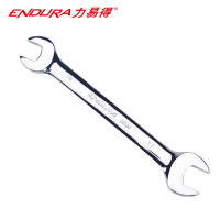 力易得（ENDURA）E2372全抛光铬钒钢双开扳手 双头呆扳手8*10mm 1把（2把起订货期3-5天）