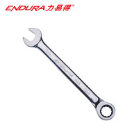 力易得（ENDURA） 全抛光棘轮两用扳手 开口梅花快速扳手9mm E2512