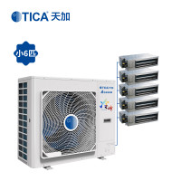 天加（TICA）中央空调 冷锋系列 小六匹一拖五 家用 变频 适用三室两厅 TIMS140AHR