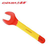 力易得(ENDURA) 双色VDE绝缘开口扳手 电工扳手 11mm E2925