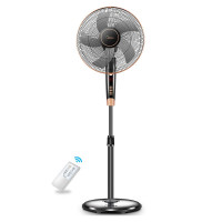 美的/Midea FS40-13GR 电风扇 遥控版落地扇 支持7.5H预约定时家用静音立式风扇学生扇