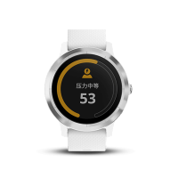 Garmin 佳明vivoactive3 GPS定位智能运动功能手表跑步骑行游泳来电提醒睡眠监测50米防水（象牙白）