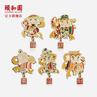 颐和园寿神金属徽章