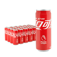 可口可乐（Coca-Cola） 2019年英超特别定制摩登罐 330ml*24罐 整箱装