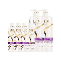 力士（LUX）水润丝滑系列洗发乳精华素套组(750*2+100*3+100)ML【联合利华】