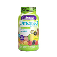 Vitafusion成人omage-3鱼油健脑益视软糖（120粒）